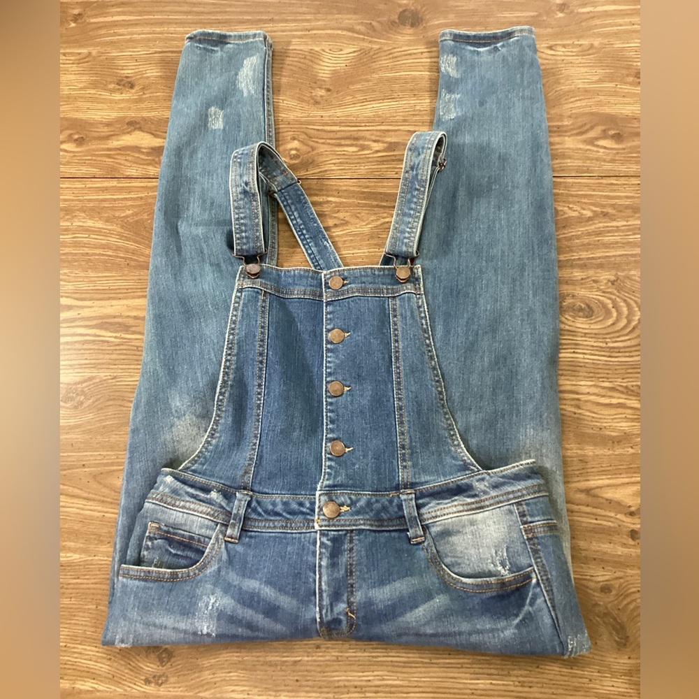 Gianni Bini Denim Overalls Size M